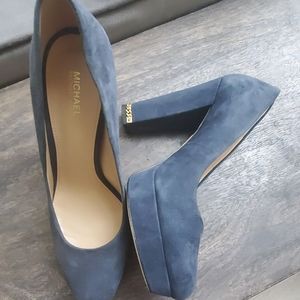 Michael Kors suede pumps